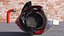 3D Red Fire Helmet F10 MKV model
