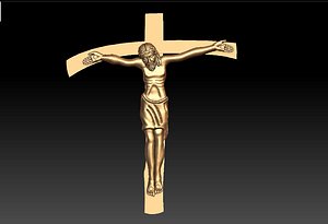 JESUS CROSS PENDENT 3D model