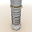 3d solid rocket booster