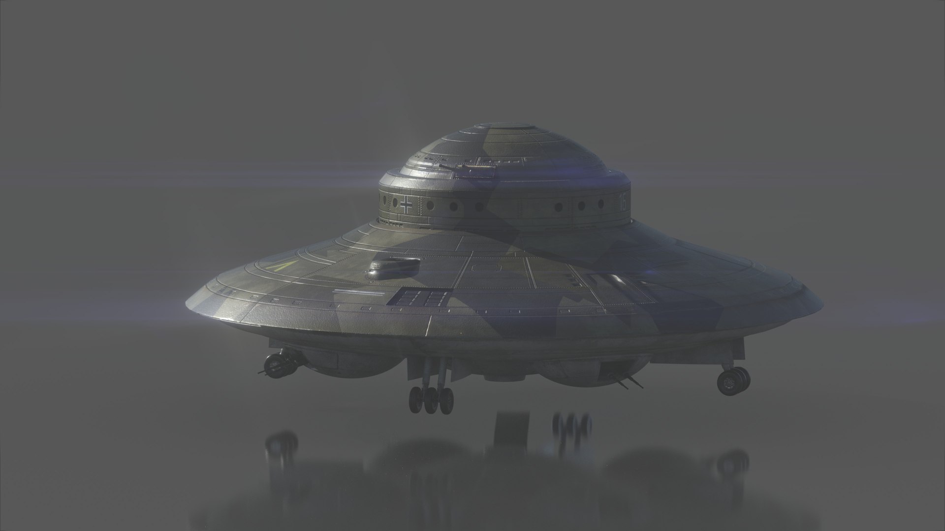 Sci-fi Haunebu 3D Model - TurboSquid 1535046