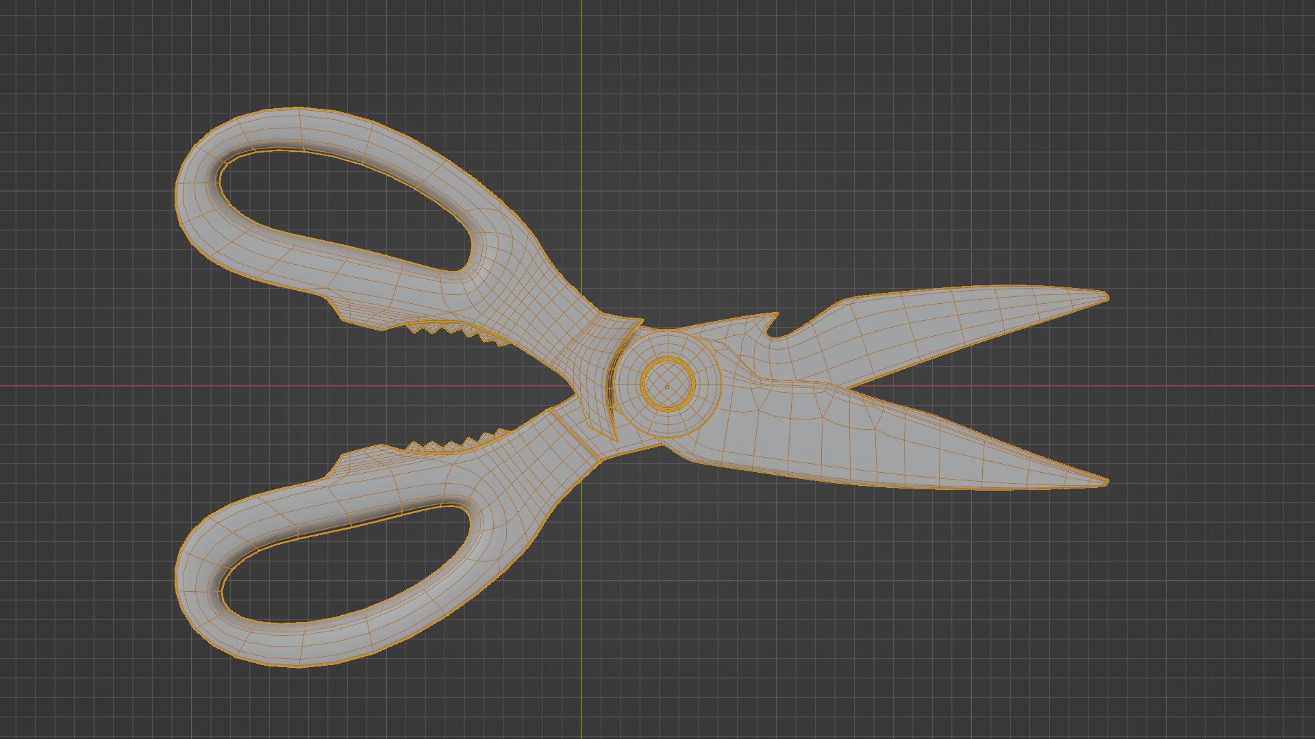 3D Kitchen Scissors Model - TurboSquid 1985177