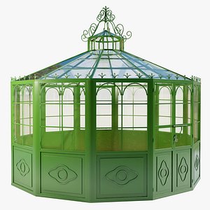 Italian Wrought Iron Greenhouse 2