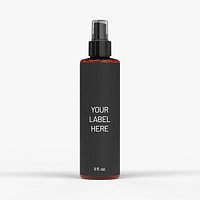 Plastic Cylinder Fine Mist Spray Bottle 8oz-A