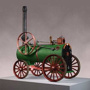 3ds max old locomotive