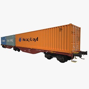 container railcar sggrss 3d max