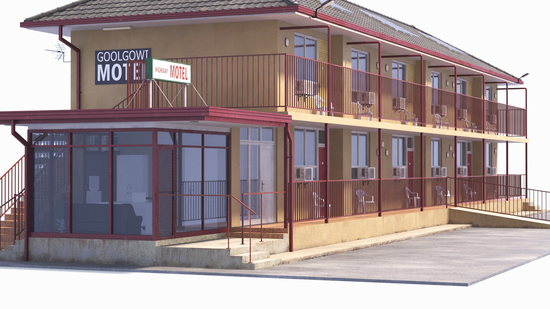 3D model Goolgowi Highway Motel https://p.turbosquid.com/ts-thumb/Ly/Y6Qk3w/tJ/goolgowihighwaymotel3dsmodel014/jpg/1726199197/1920x1080/fit_q87/ac78eb1f922c76388f2db6079c56a888f579e561/goolgowihighwaymotel3dsmodel014.jpg