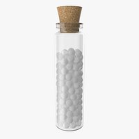 Homeopathic Globule Medicine Bottle
