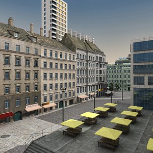 city european europe 3d model