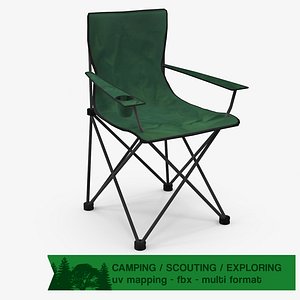 camping chair 3d model