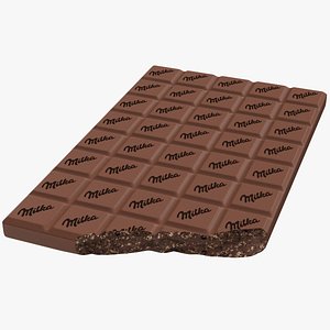chocolat crunch bar 3D model