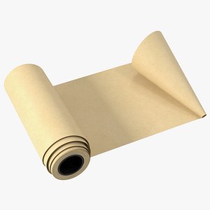 Roll of Kraft Paper Unfolded