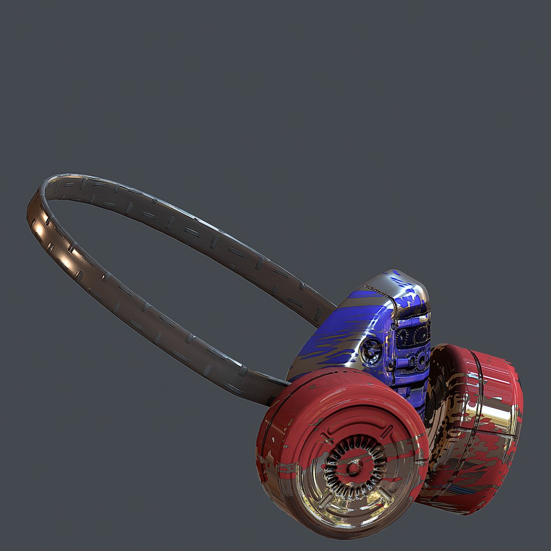 3D Gas Mask Respirator Scifi Mode - TurboSquid 1756098