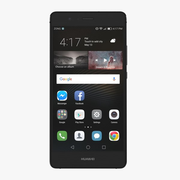 huawei p9 lite black 3d model