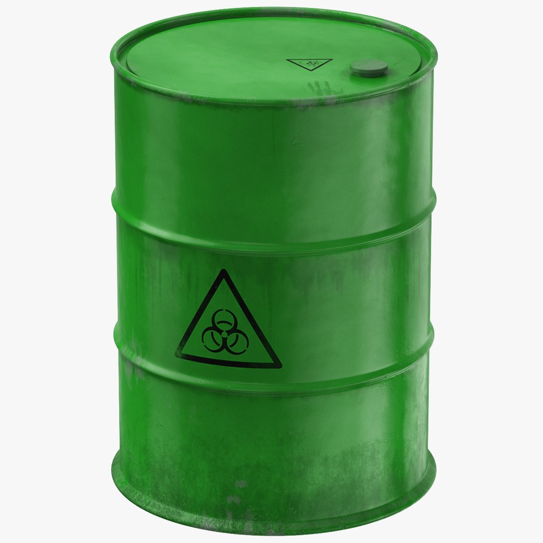 Toxic Waste Barrel 3D model - TurboSquid 2071409