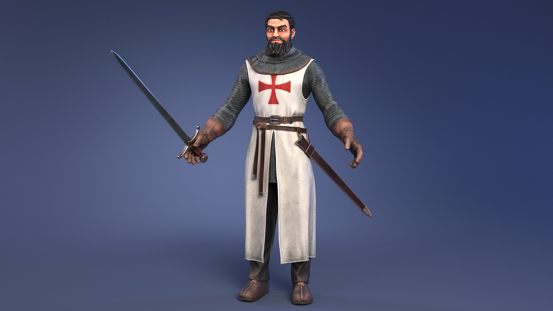Stylized Crusader 3D https://p.turbosquid.com/ts-thumb/Ly/wvcYU5/eX/stylized_crusader_02/png/1697208378/1920x1080/fit_q87/145a14d3cece6a4d8cf87bafadd1d7033c524c00/stylized_crusader_02.jpg
