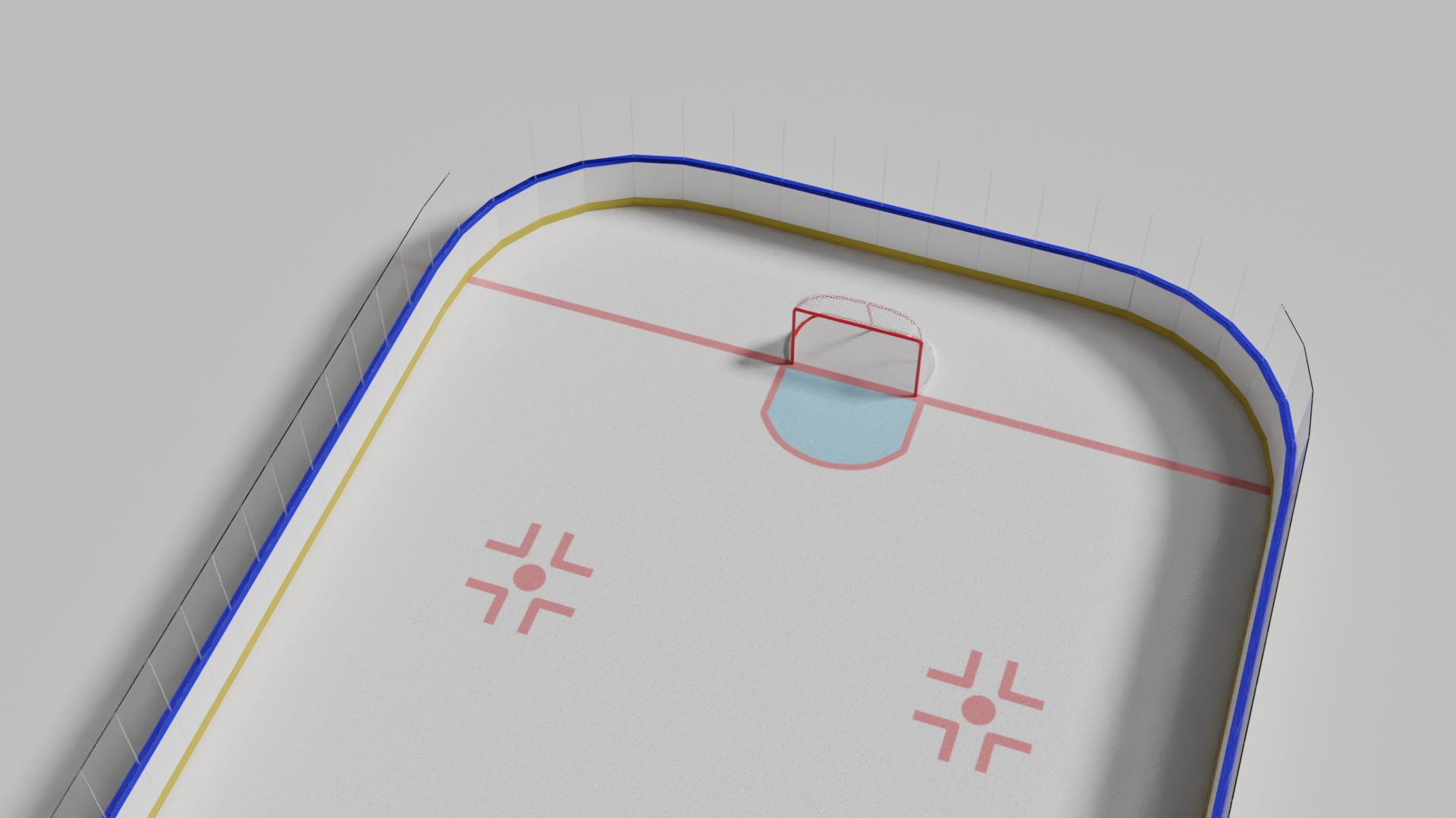 Free Lowpoly Mini Ice Hockey Rink 3D model TurboSquid 1930093