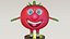 Personaggio dei cartoni animati di pomodoro Rig