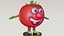 Personaggio dei cartoni animati di pomodoro Rig