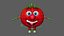 Personaggio dei cartoni animati di pomodoro Rig