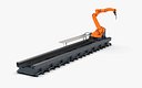 Six Axis Welding Robot and  Ground Rail