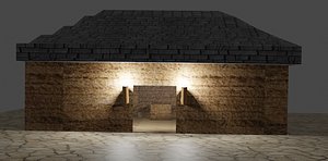 3D stable jesus born