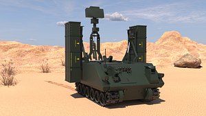 Hisar- A Air Defense System- Hava Savunma Sistemi 3D model