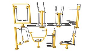 Outdoor Fitness Collection 3D