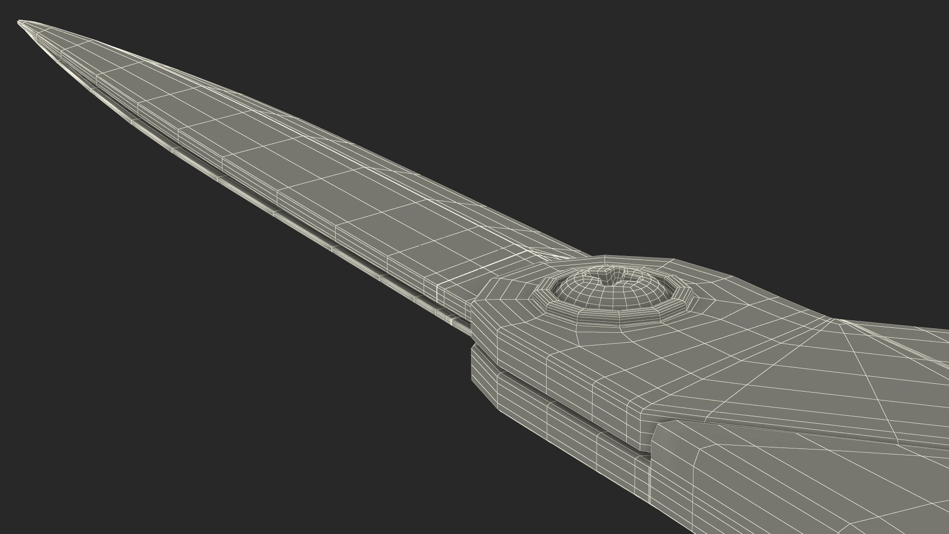 3D Fabric Scissors Model - TurboSquid 2132189