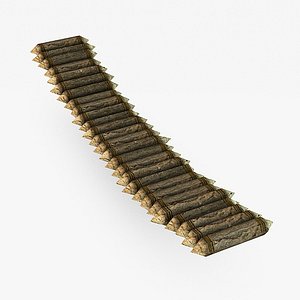 logs bridge 3d max