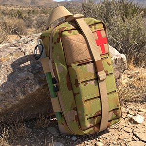 Tactical Medical Pouch with Glow Stick