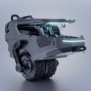 Sci Fi All-Terrain Vehicle 3D model