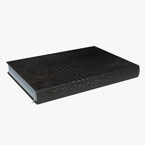 Crocodile leather notepad