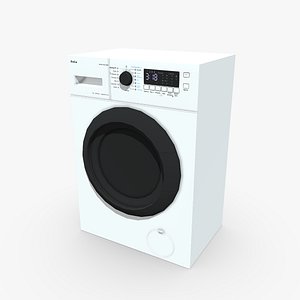 Washing Machine Amica WA1S712CLiSMG 3D Model 3D model