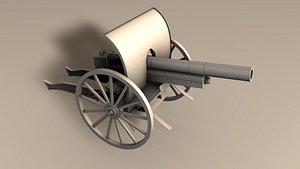 historical cannon obj