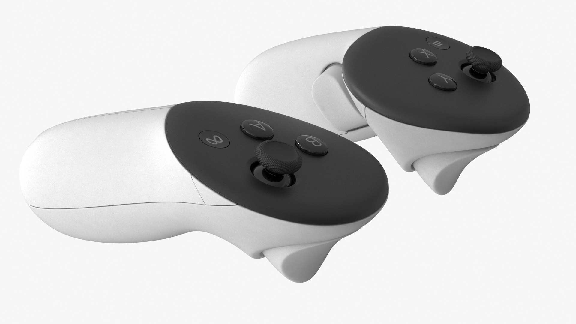 3D Meta Quest 3 Touch Controllers Pair - TurboSquid 2491333