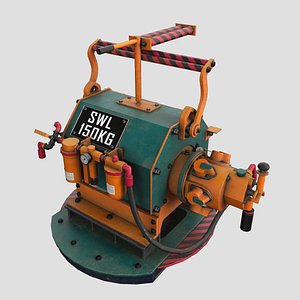 Steampunk winch engine