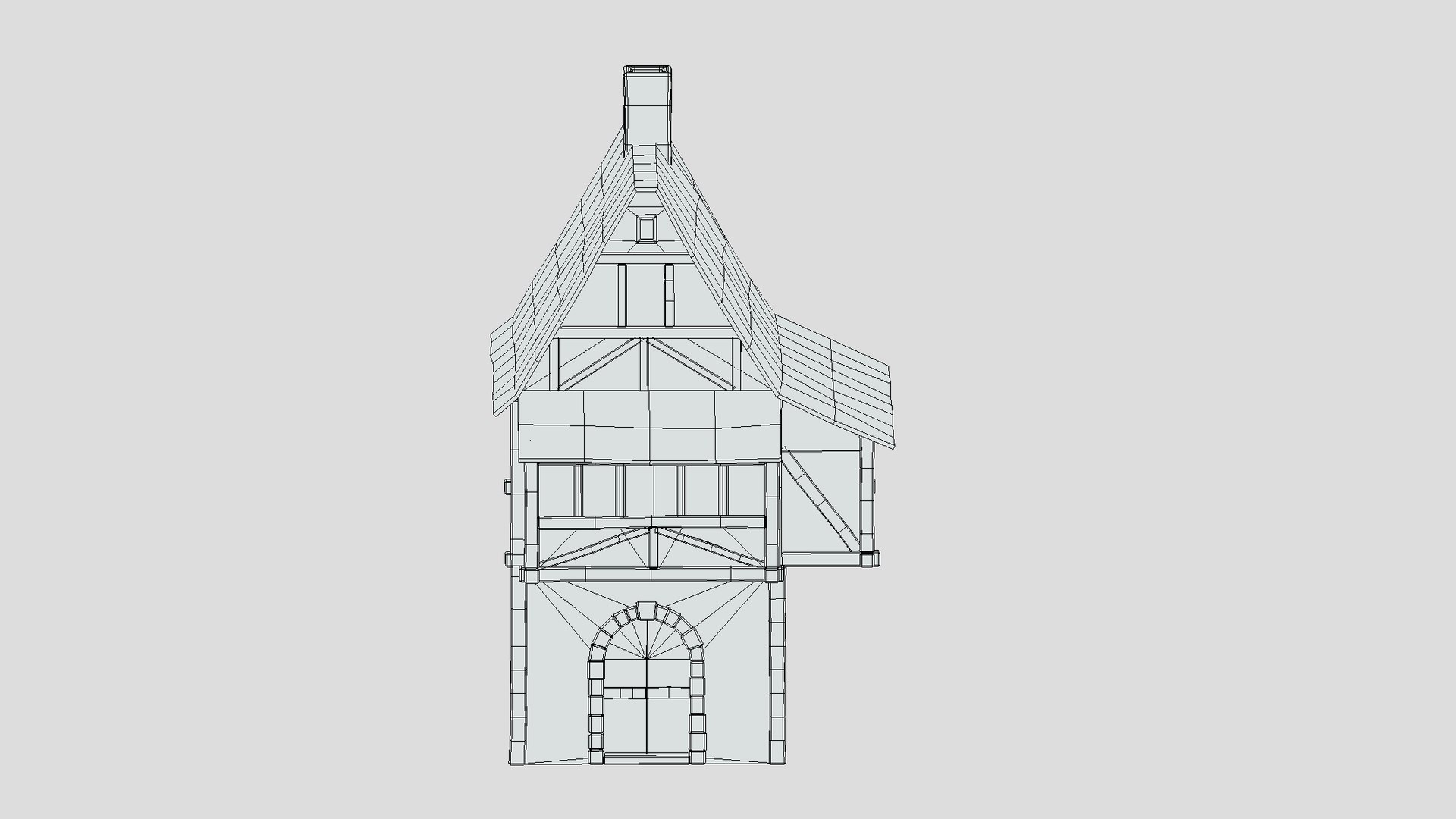 Medieval Building 02 Low Poly PBR Realistic 3D Model - TurboSquid 1973778