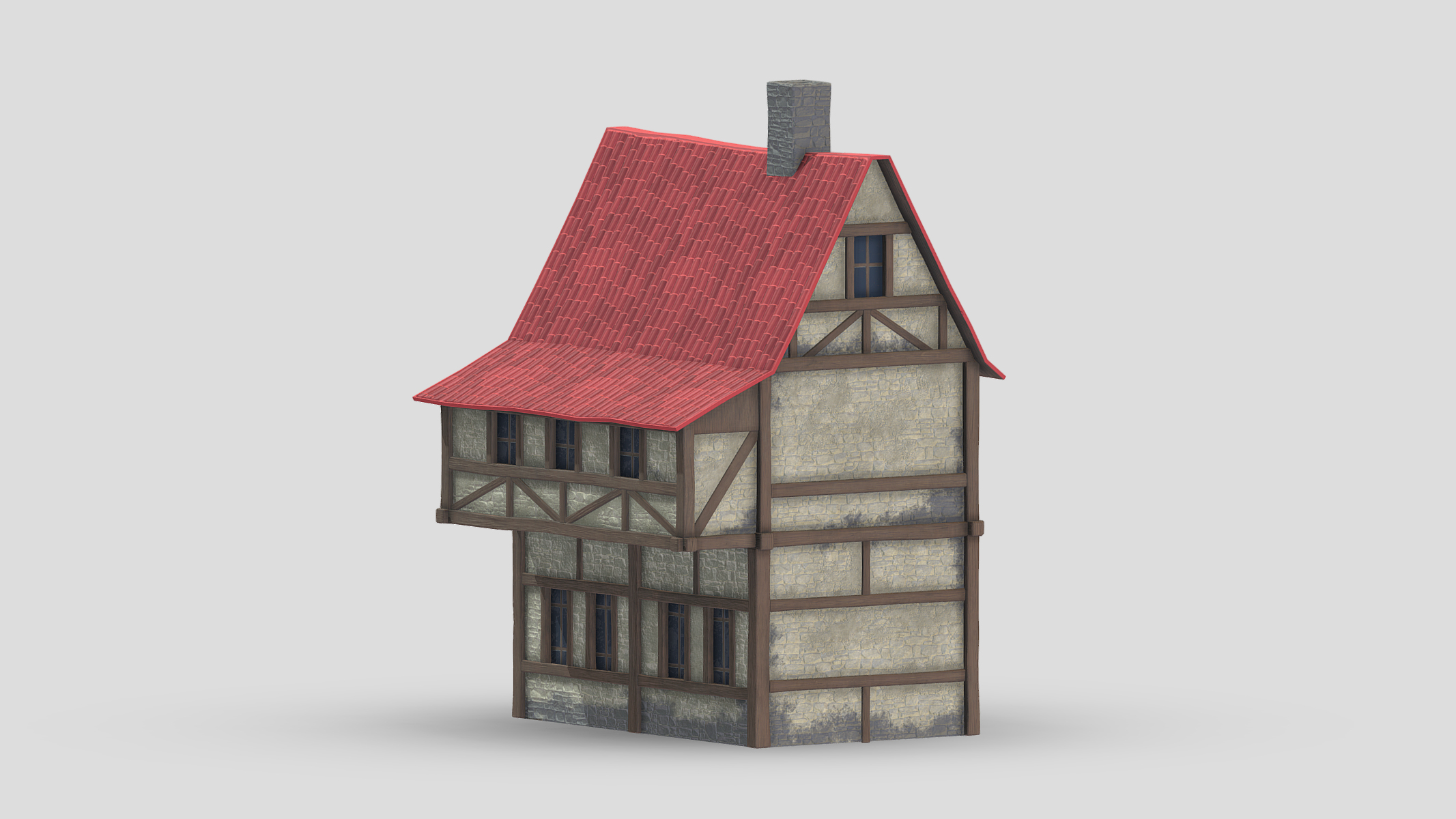 modelo 3d Medieval Building 02 Low Poly PBR Realistic - TurboSquid 1973778