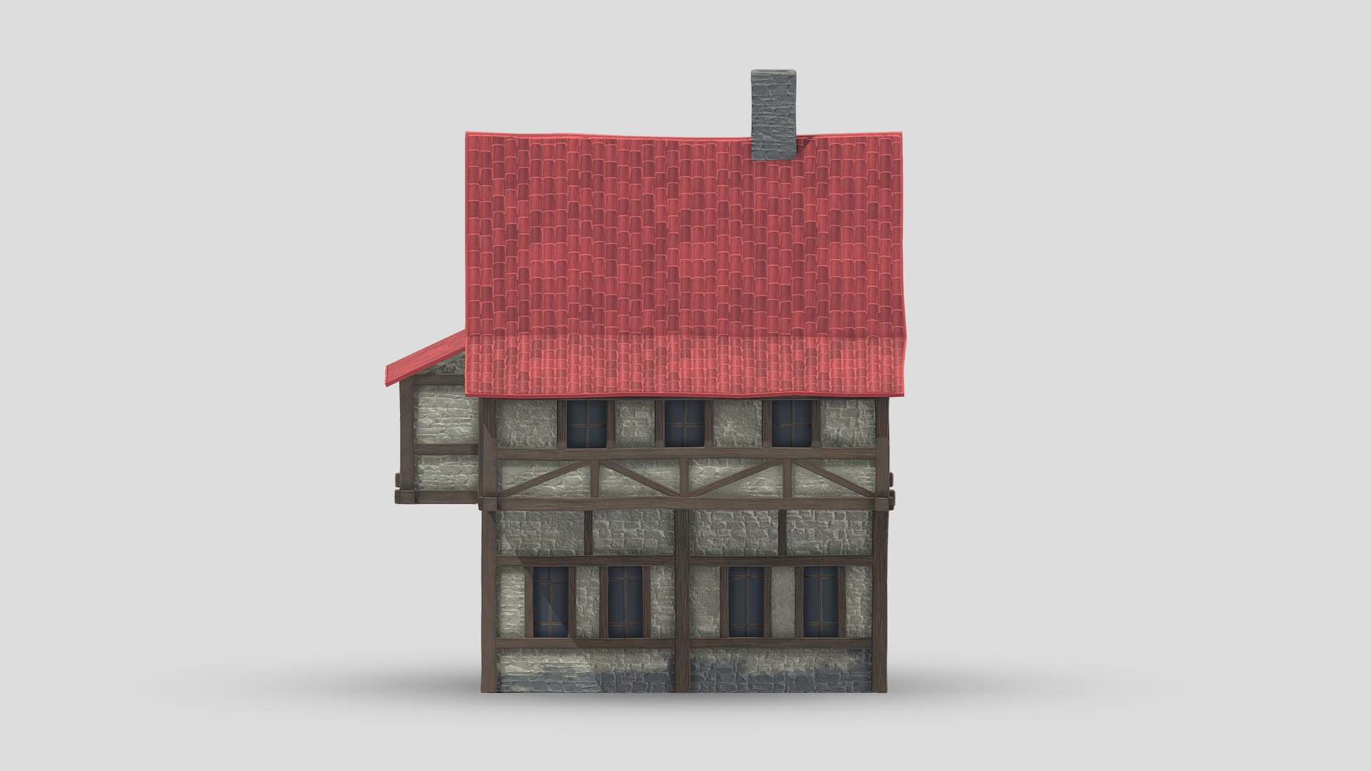 Medieval Building 02 Low Poly PBR Realistic 3D Model - TurboSquid 1973778