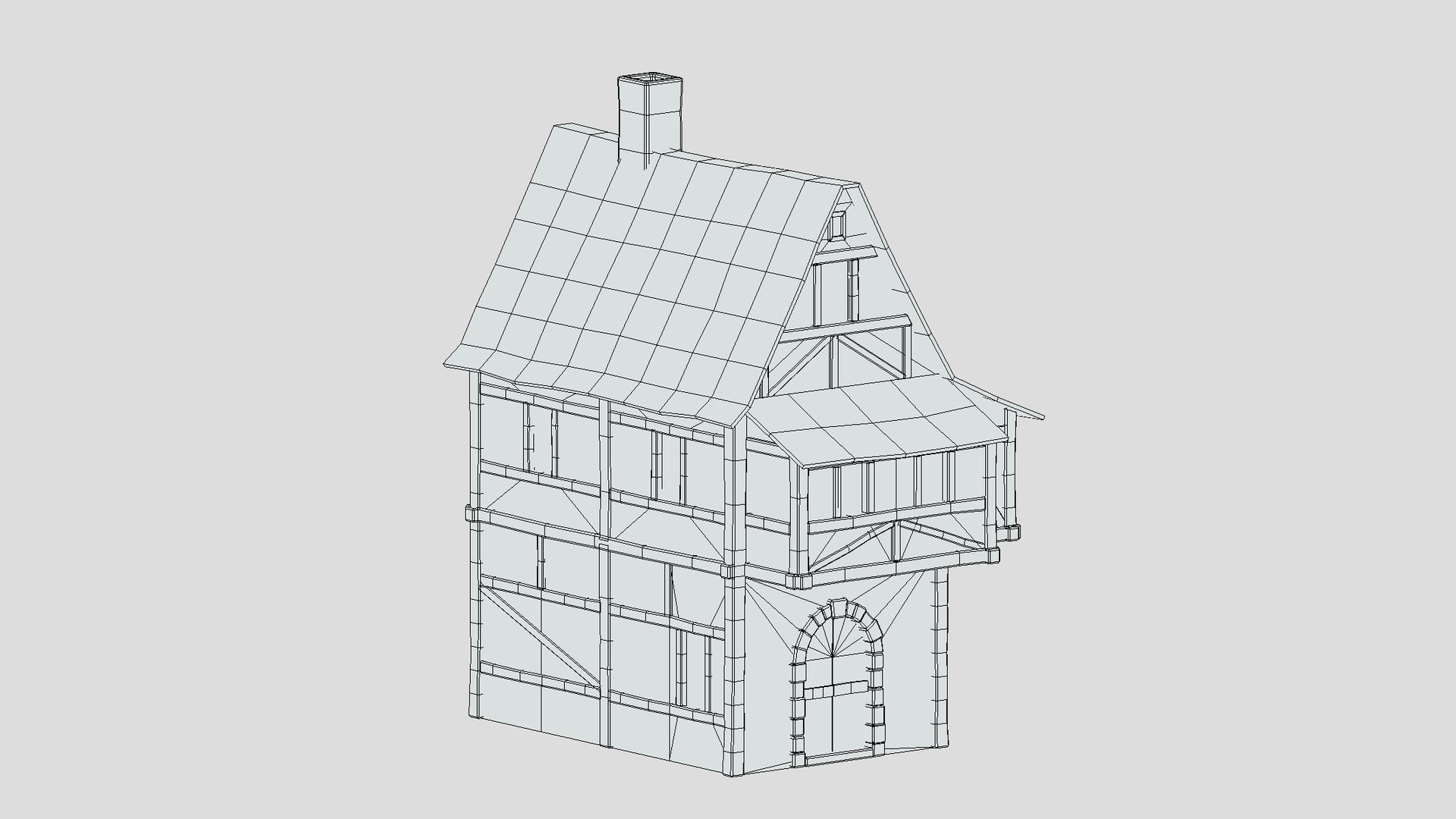 Medieval Building 02 Low Poly PBR Realistic 3D Model - TurboSquid 1973778