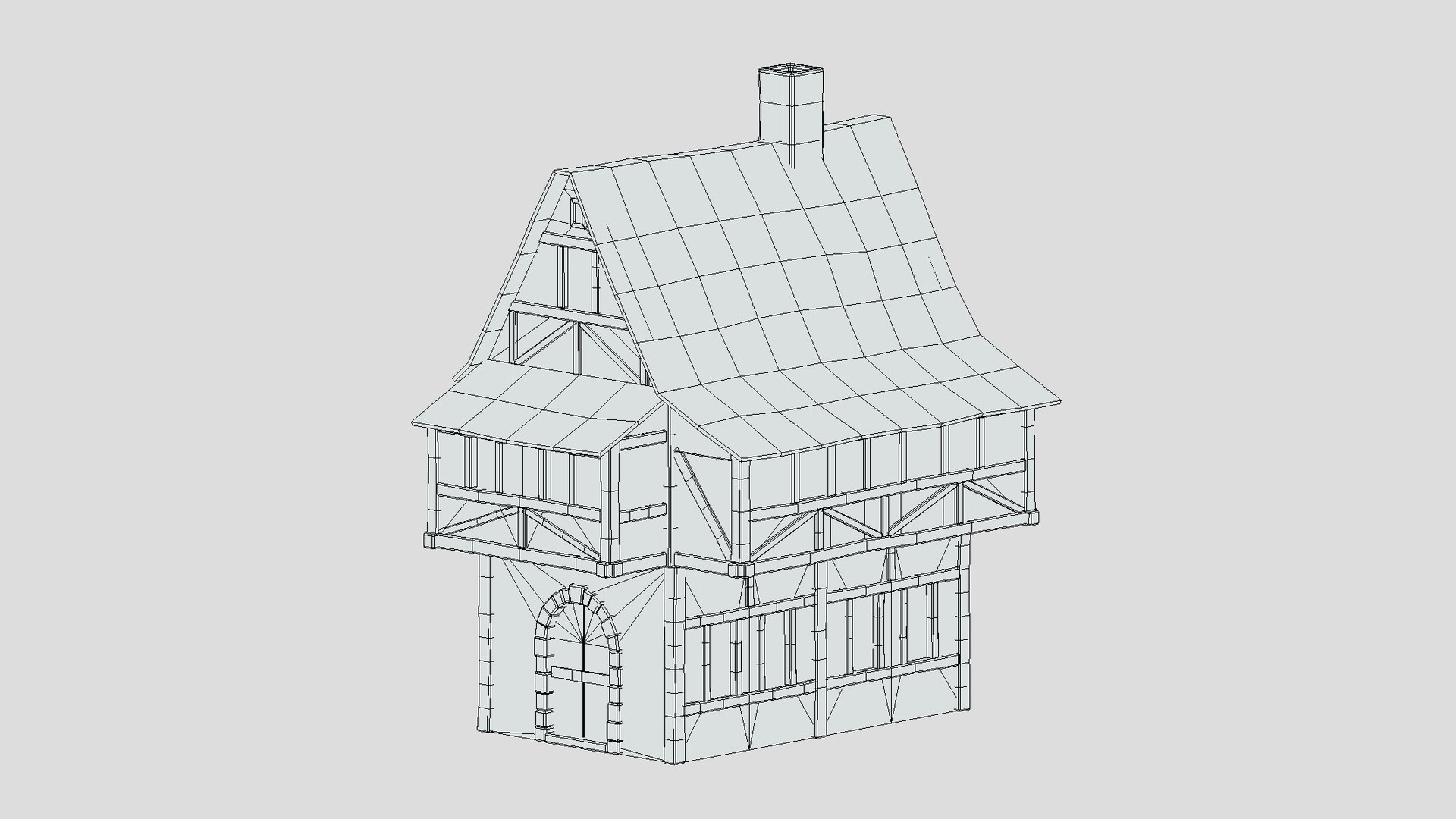 Medieval Building 02 Low Poly PBR Realistic 3D Model - TurboSquid 1973778