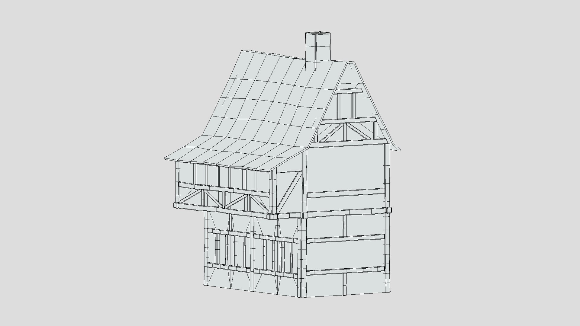 Medieval Building 02 Low Poly PBR Realistic 3D Model - TurboSquid 1973778