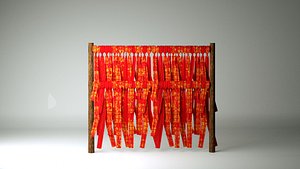 3D model wishing board