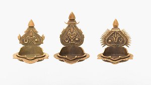 balaji oil lamp 3D model
