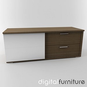 3d dxf sideboard digital