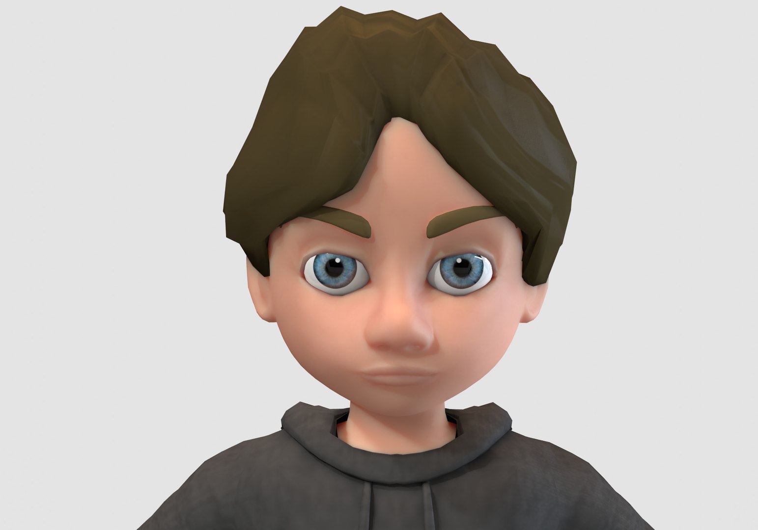 3D young cartoon kid model - TurboSquid 1910354