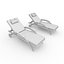 3D Sun Lounger 10