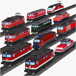 bundle - 11 austrian oebb locomotives