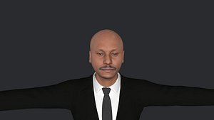 Tyrese Gibson Hyper Realistic Full Body Fully Rigged 3D Character 3D model