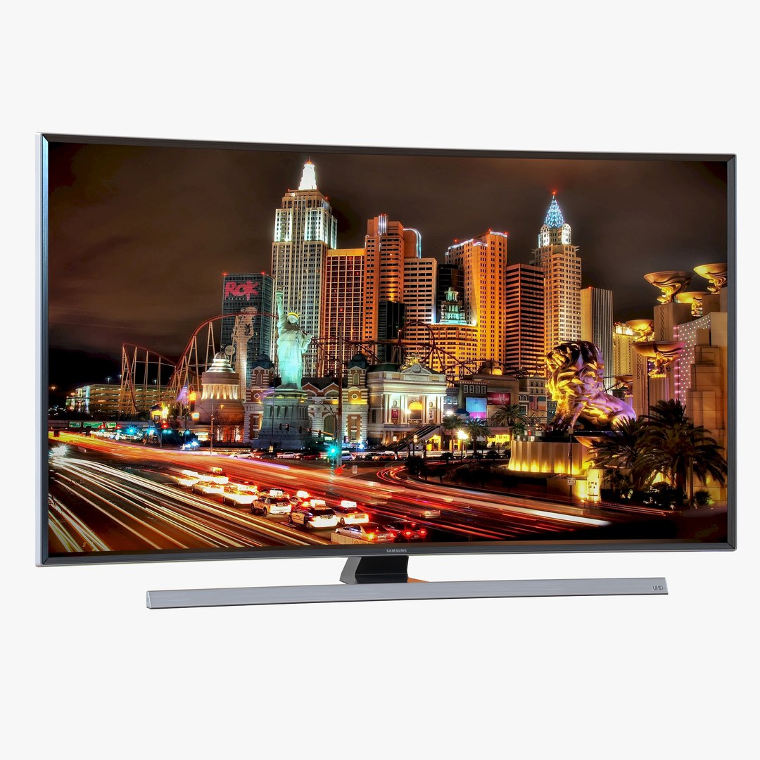 Samsung 4K UHD JU7500 Series Curved Smart TV 78 inch 3D Model 3D model preview